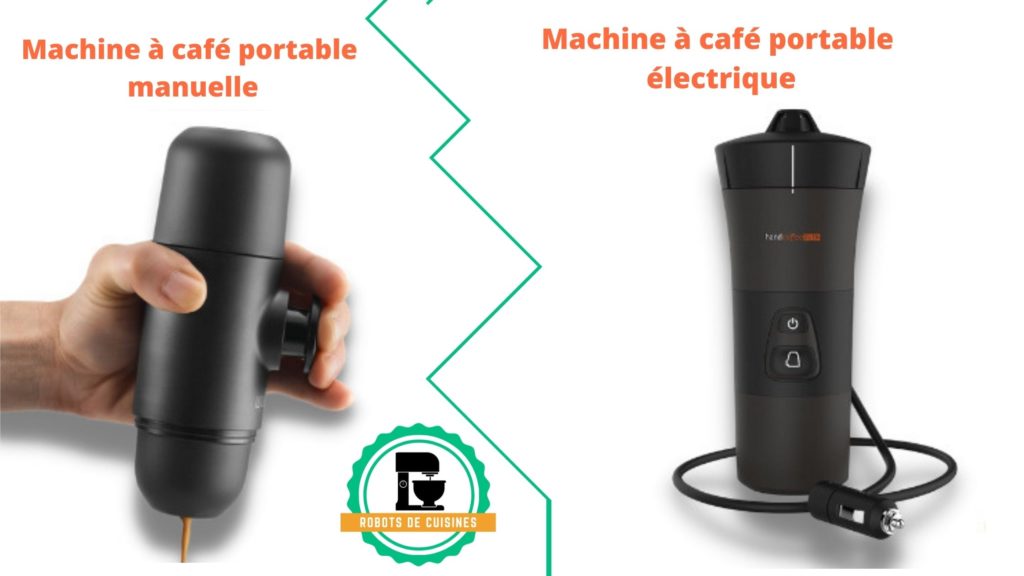 cafetiere portable electrique et manuelle