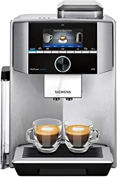 Siemens EQ.9 Plus Connect s500 TI9553X1RW %E2%80%93 Machine a cafe automatique connectee avec ecran TFT %E2%80%93 Broyeur ceramique silencieux %E2%80%93 14 recettes de cafe %E2%80%93 Mode Barista