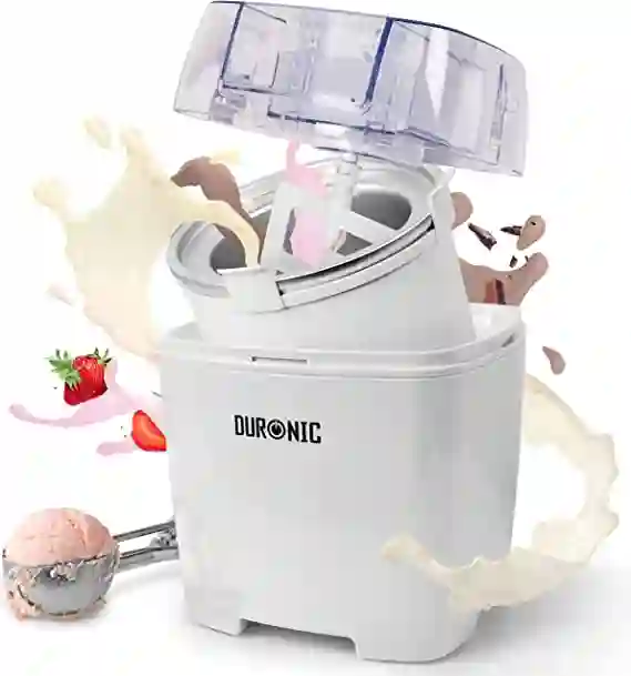 Duronic IM540 Machine a glace et sorbetiere electrique Cube amovible en inox de 15 litres Turbine ideale pour creer des glaces sorbets yaourts glaces cremes glacee et desserts faits maison