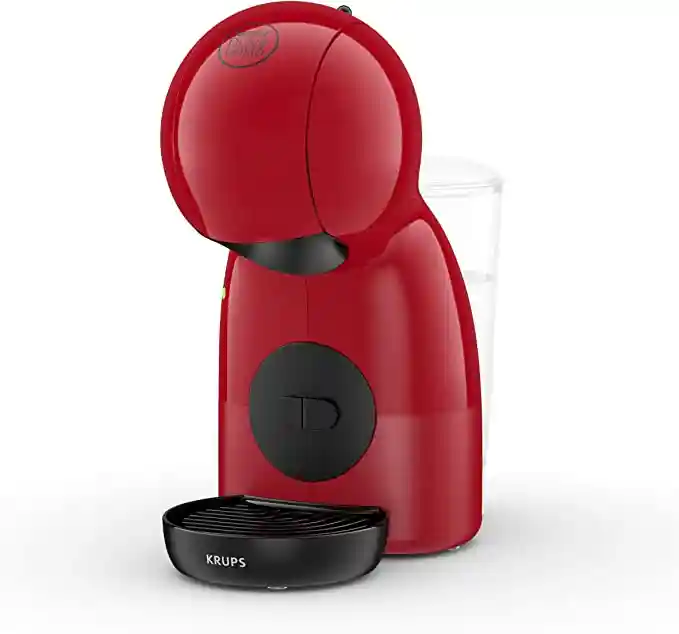 Krups Nescafe Dolce Gusto Piccolo XS rouge Machine a cafe Ultra compact Cafetiere a dosette Multi boissons Intuitive Pression 15 bars Mode eco KP1A0510