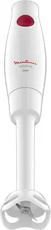 Moulinex Turbomix Mixeur Plongeant 350W Acier Inoxydable Blanc