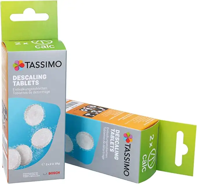 Tassimo Lot de 2 tablettes de detartrage pour machine a cafe Tassimo Bosch